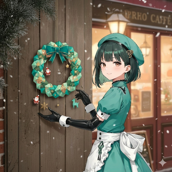 お店の飾り付け