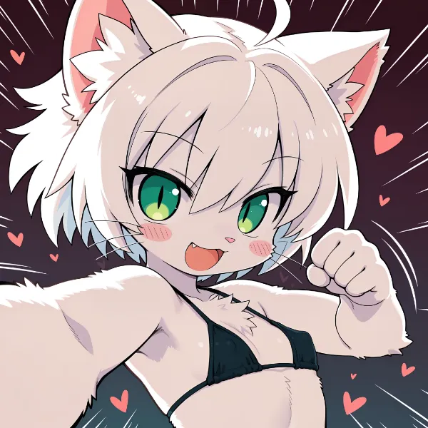 白い猫