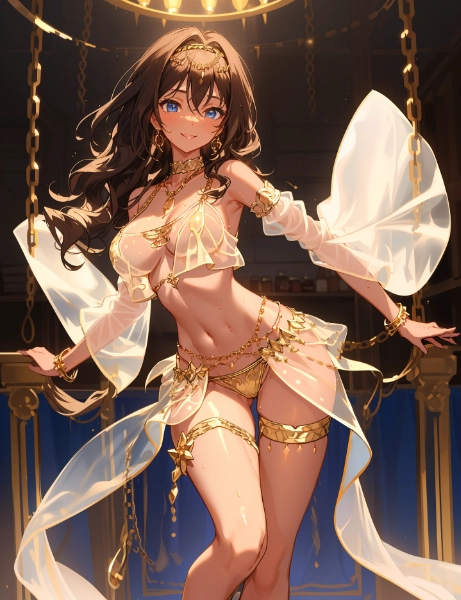 砂漠の宮殿の踊り子さん