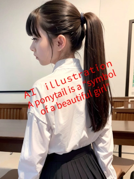 ポニーテールは“美少女のシンボル”です