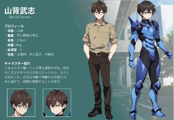 山背武志のキャラクターシート