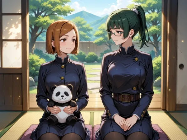パンダと野薔薇と、つきそい？の真希