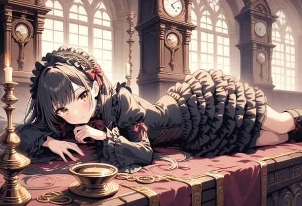 時計部屋のミステリアス少女