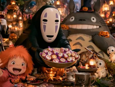 動画・ジブリキャラクターズのハロウィンパーティー
