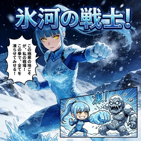 氷河の戦士！(img)