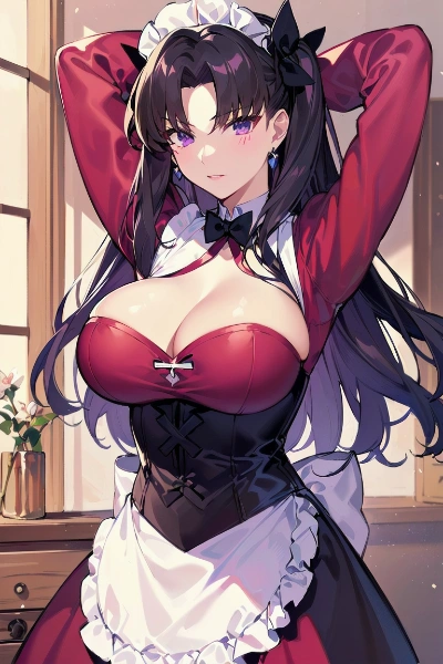 メイド仕様の遠坂凛