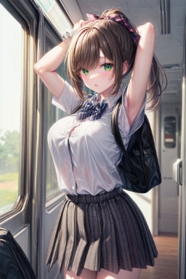 登校中
