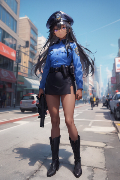 エキゾチックな婦警さん