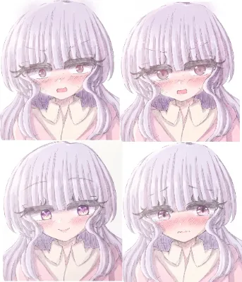 看板娘・ソラちゃん　表情差分