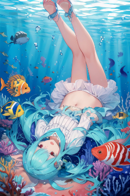 海の中気持ちいい