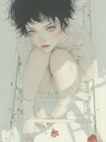 白い部屋の少女