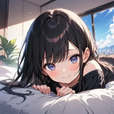 黒髪の女の子55