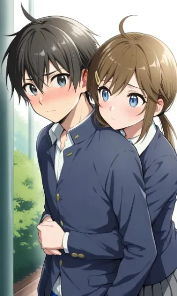 照れ屋の彼に寄り添う彼女