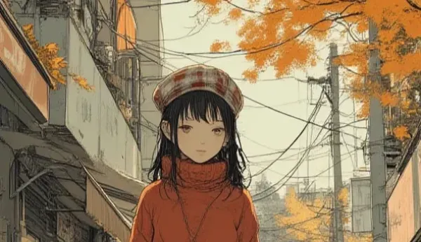 ​秋のAI美少女図鑑：カーディガン、ニットワンピ…シーン別「萌え」と「おしゃれ」を両立する着こなし