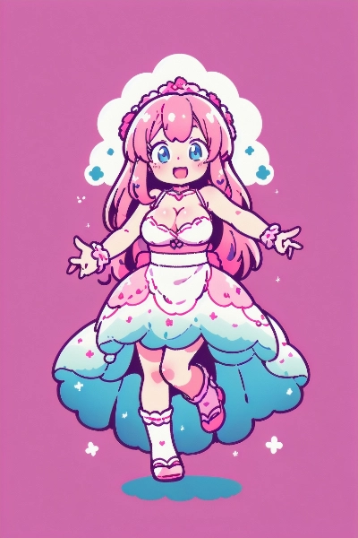 ウエディングドレスの女の子