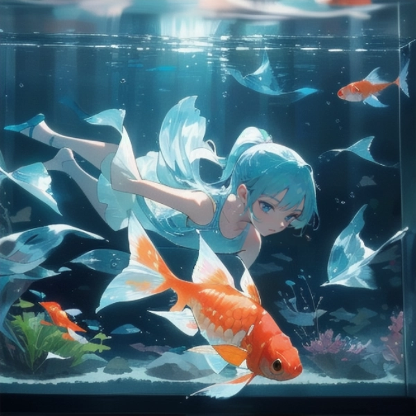 金魚可愛い