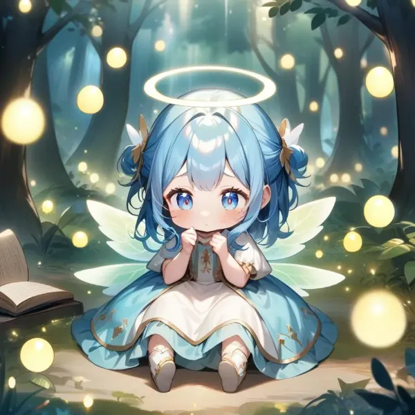 天使のような妖精も。