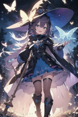 夜に舞う幻想