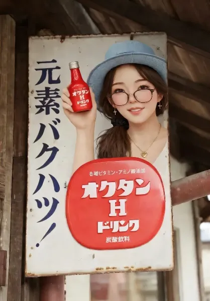 レトロな広告