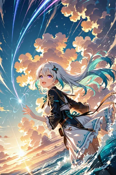 あの空に向かって