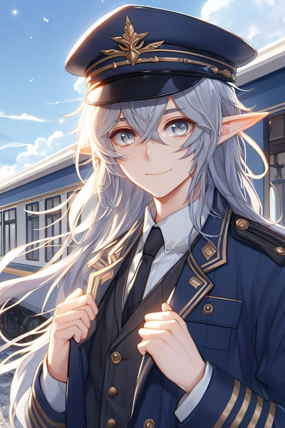 エルフな駅員さん