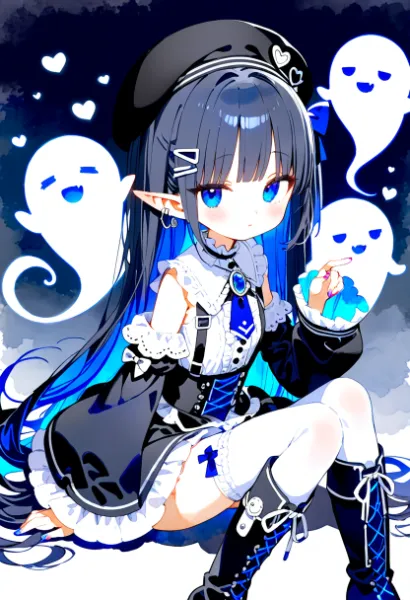 幽霊の仲間たちとの魔法の夜