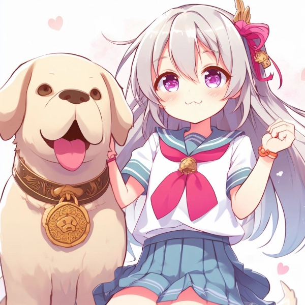 モフモフと一緒