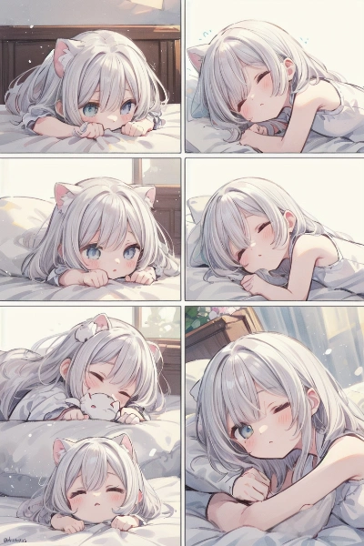 ねむねむ••• 起きた？