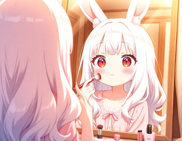 カンペキなチークなのだぁ～♪