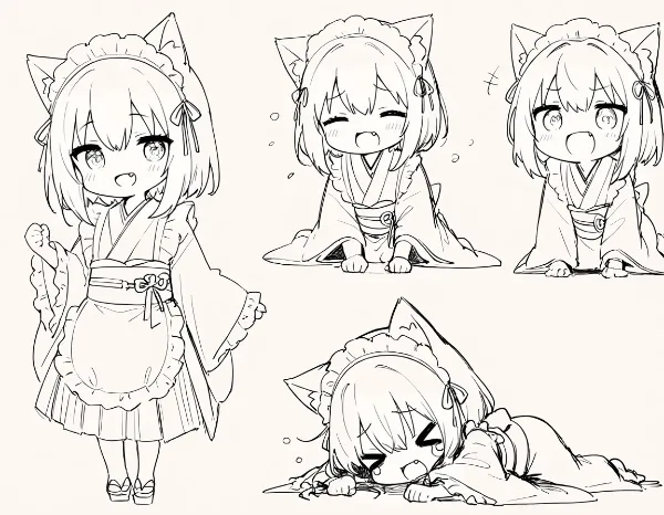 スケッチヘタにゃん
