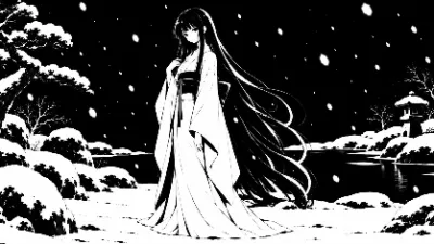 雪夜美人