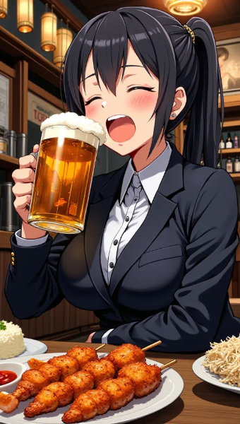 この一杯のために生きている