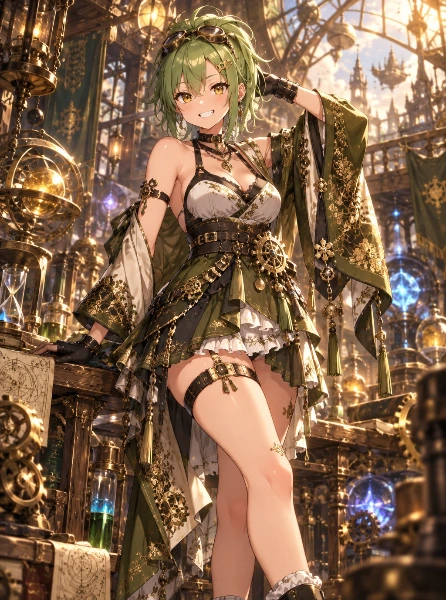 スチームパンク振り袖
