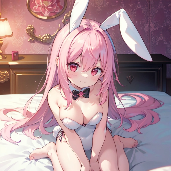 ピンクちゃんのバニー姿