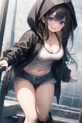 酷い雨だねっ！