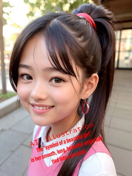 美少女のシンボルはポニーテール