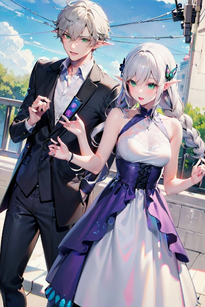 デートに行く2人