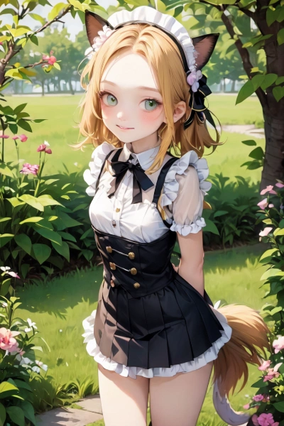 猫メイドさん②