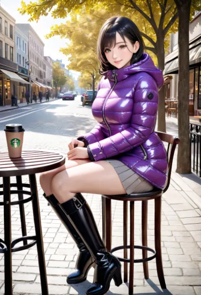 オープンテラスのカフェ