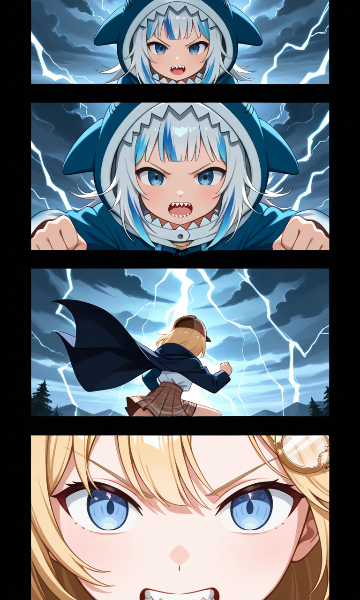 稲妻激突！グラ vs アメリア