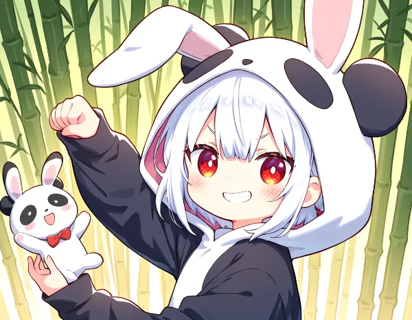 うさパンダだぜぇい！