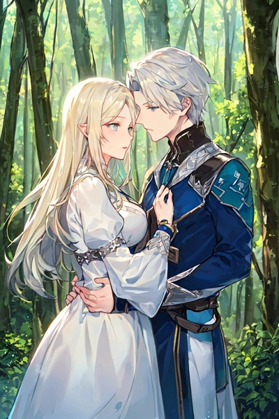 銀髪の騎士とエルフのお姫様