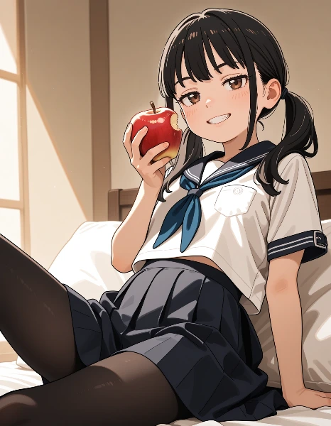 放課後のりんごが運ぶ甘い休息