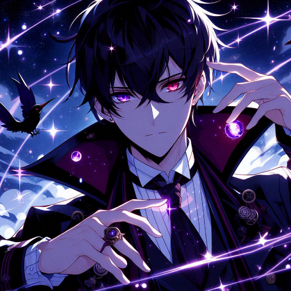 オッドアイな、黒髪短髪男性★その2(6枚)