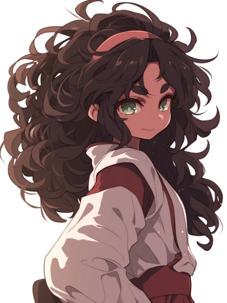 カチューシャの巫女さん