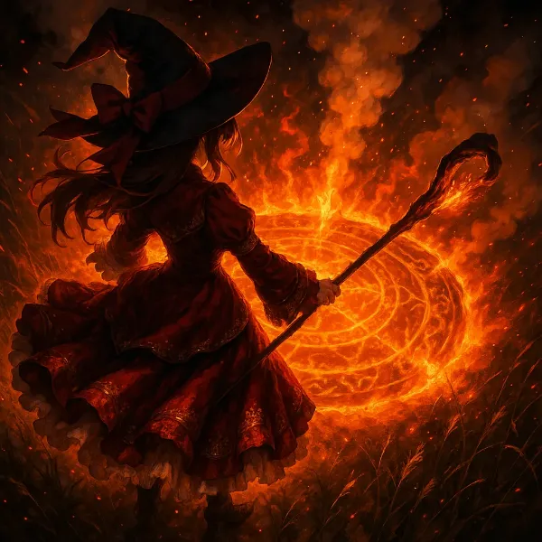 紅蓮の炎を操る魔女の覚醒