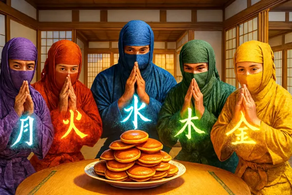 ライトアップのどら焼きは