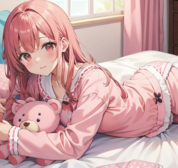 テディベアと女の子