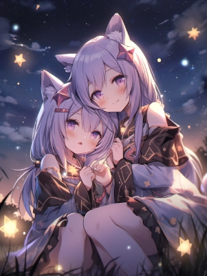 ネコ耳の女の子達