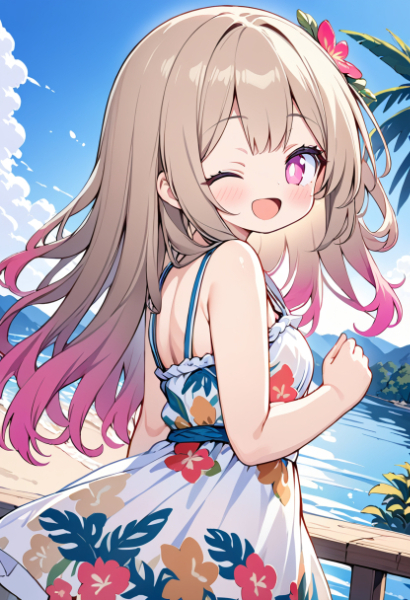 グラデーションヘア